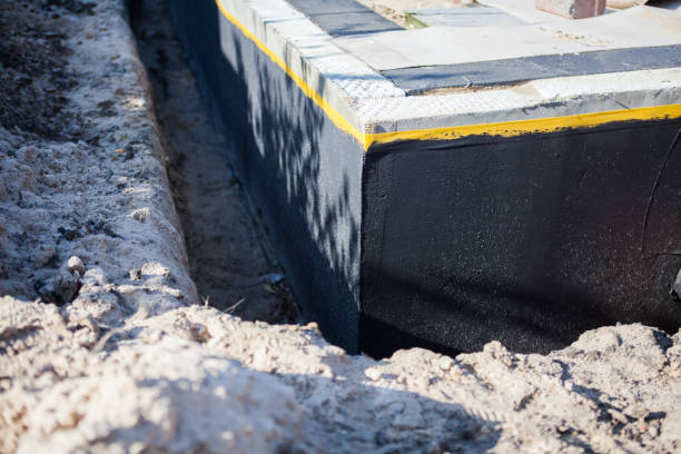 Residential Waterproofing installation at a Campbellsport, WI home by SJ Waterproofing Pros
